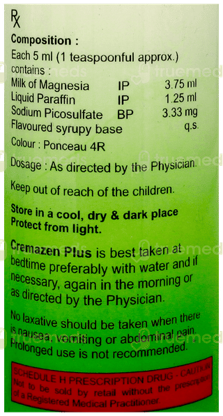Cremazen Plus Mint Flavour 225Ml